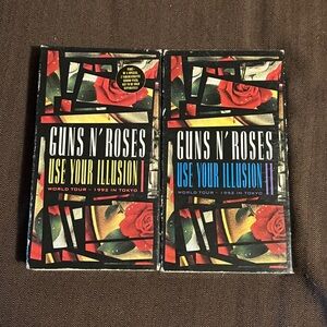 Guns N’ Roses: Use Your Illusion 1 & 2 Tokyo (1992) VHS Tape Heavy Metal